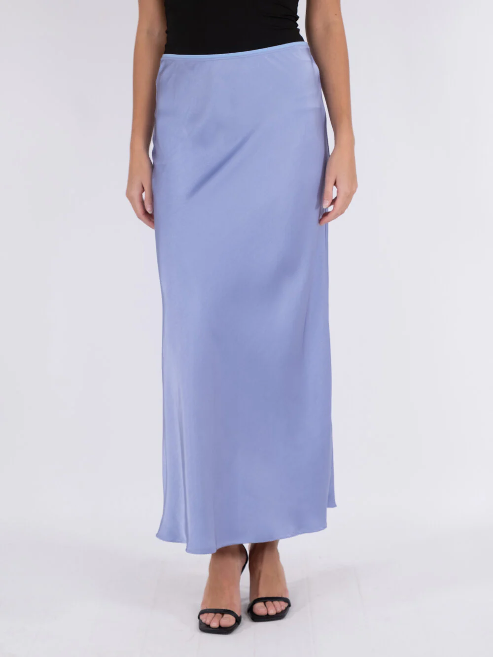 Neo Noir  Vicky Heavy Sateen nederdel - Lilac