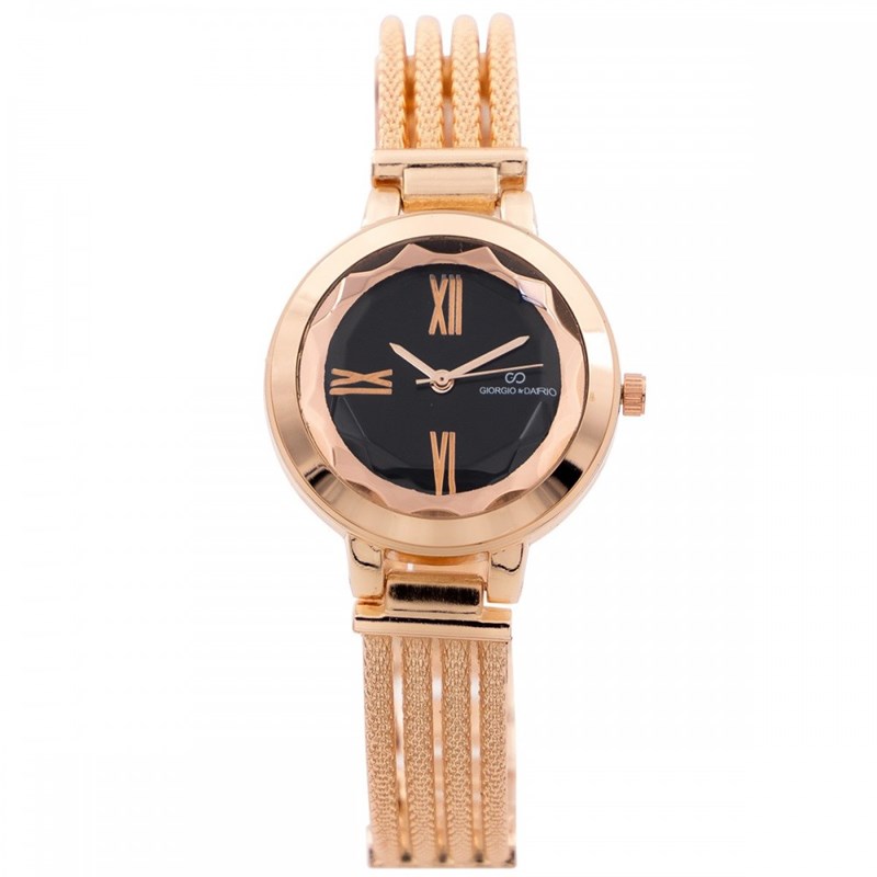 Montre Femme GIORGIO bracelet Acier Rose Métal