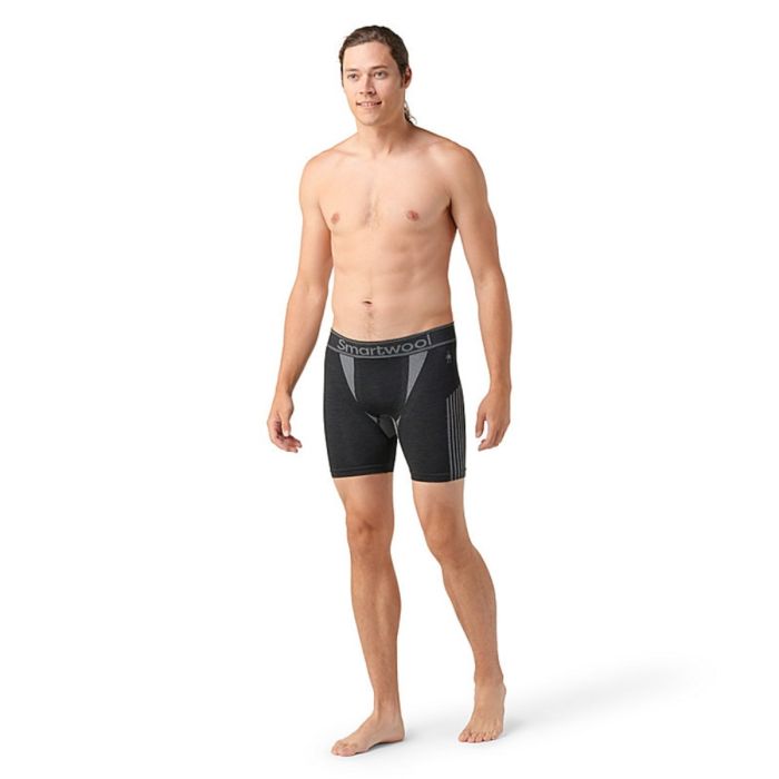 Smartwool Herre Undertøj og basislag Intraknit 6 Boxer Brief Sort