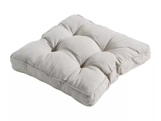 Coussin de siège matelas Panama 47x47 cm Beige clair