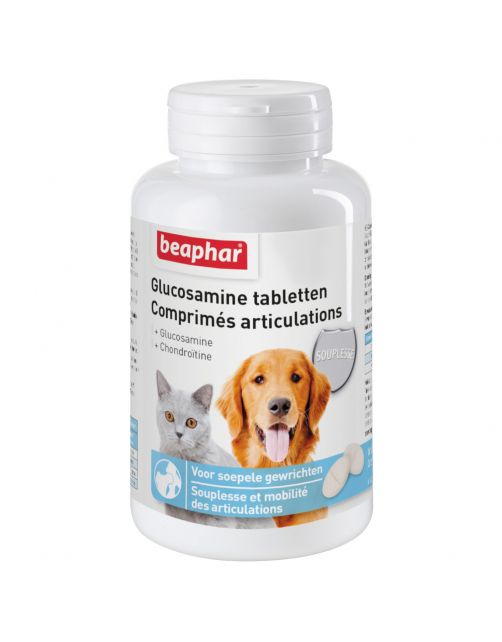Beaphar Glucosamine Tabletten - Voedingssupplement - Gewrichten - Spieren - 60 stuks