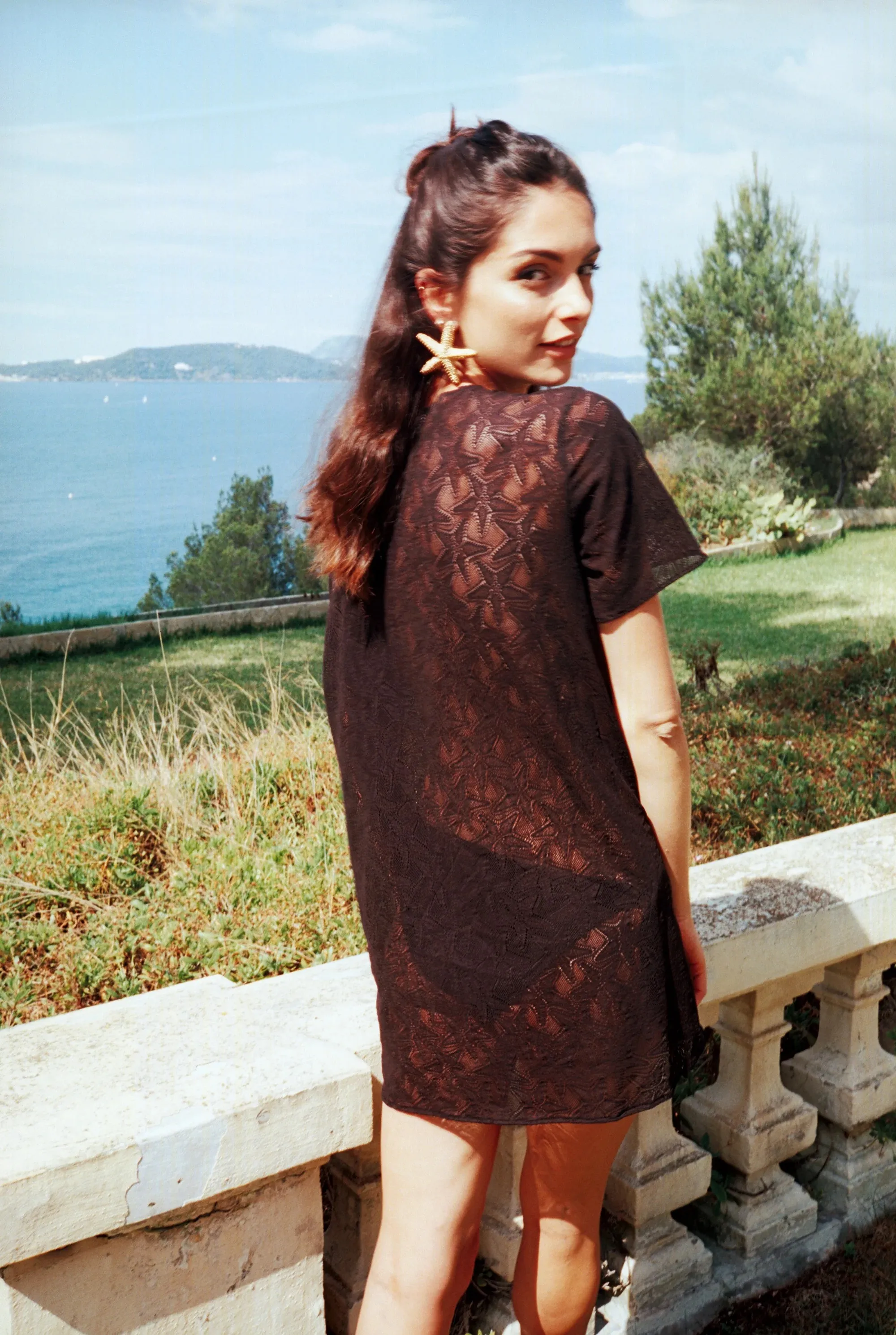 Robe T-shirt à Motifs Éoiles de Mer Posidonie