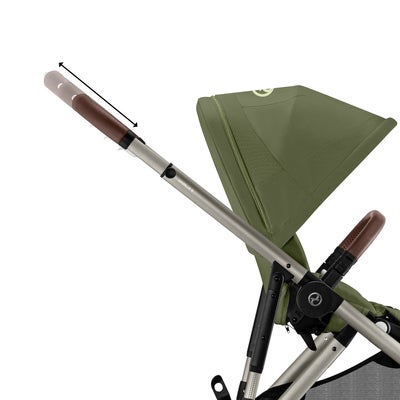 Cybex GAZELLE S Sportsvogn, Taupe/Moss Green