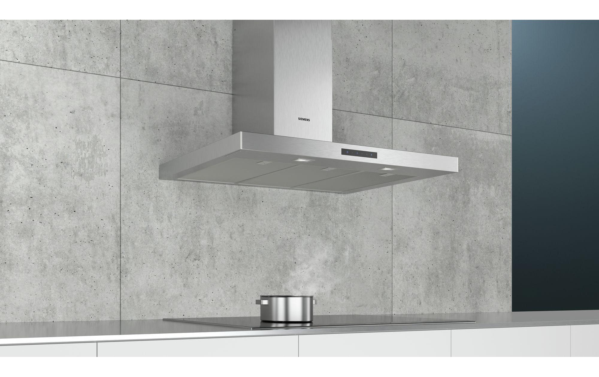 Wandhaube LC96BBM50 3 + intensiv Stufen<br>Effiziente Beseitigung von Fett, Geruch und Dampf aus der Küchenluft