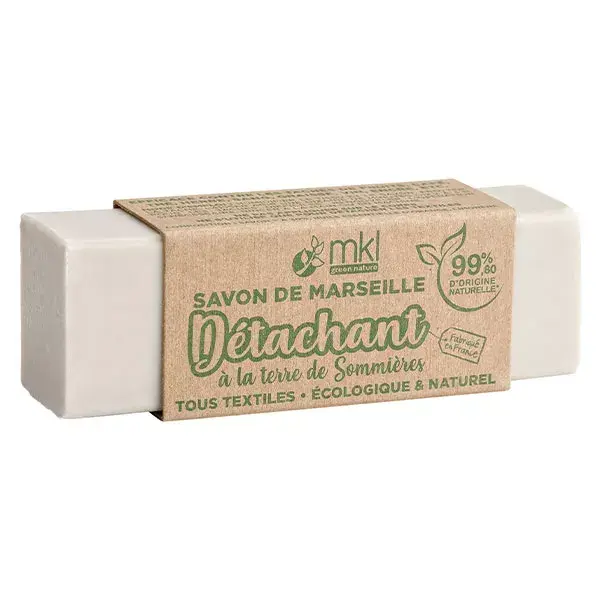 Removedor de manchas de sabonete de Marselha MKL Green Nature com argila Sommières 100g