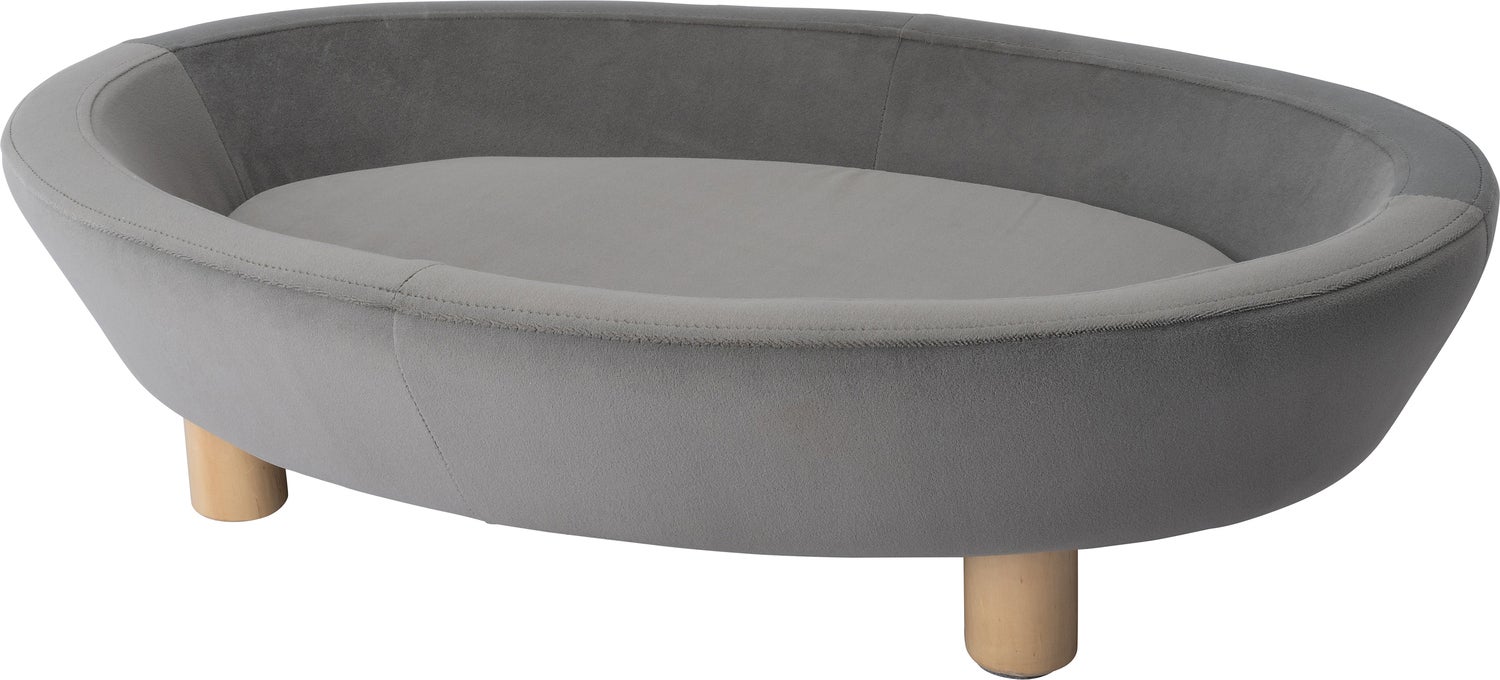 Intratuin hondenmand Odette grijs 72 x 52 x 18 cm