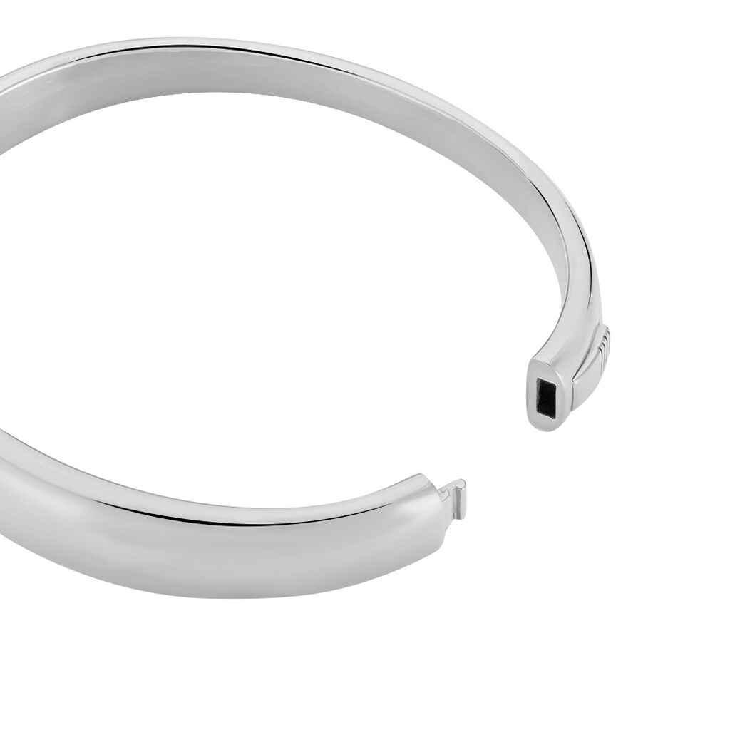 Bracelet Jonc Emilio Acier Blanc