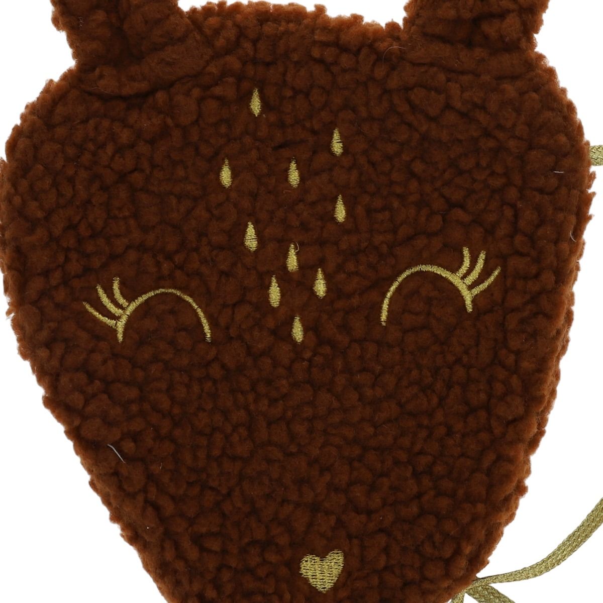 Sac biche bouclette marron Roodoudou