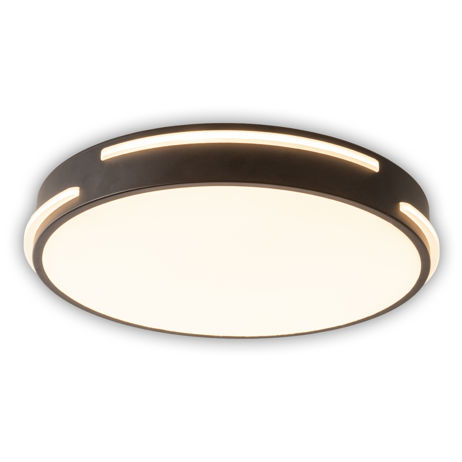 LED-Deckenleuchte VENTURA - schwarz-weiß - Ø 40 cm