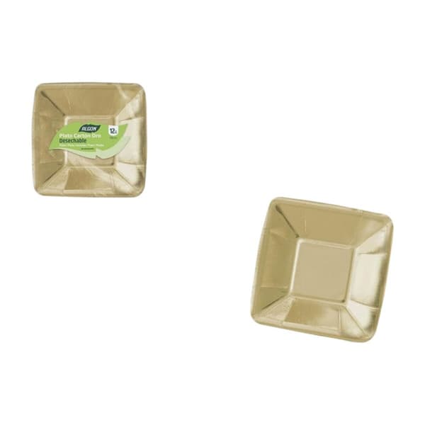 Platesett Algon Gyllen 18 cm 12 Deler (18 enheter)