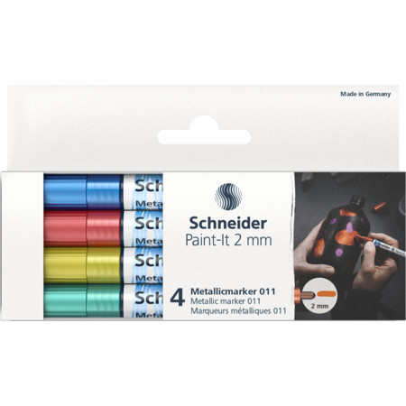 Schneider Paint-It 011 2 mm Set 2 Metallicmarker - 2 mm