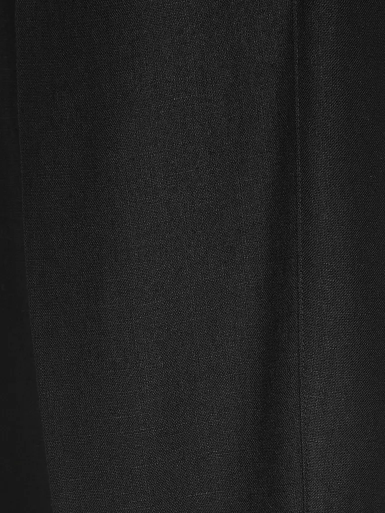 TOMMY HILFIGER Leinenhose Jogging Fit schwarz