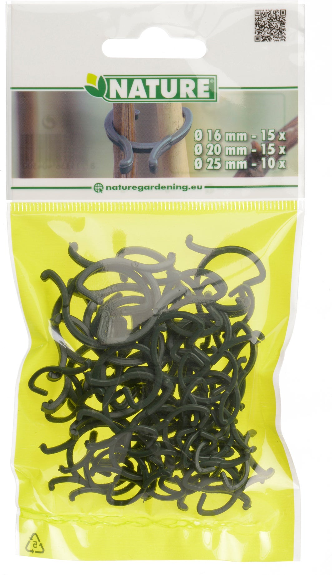 Nature plantenringen 15 x D16mm, 15 x D20mm en 10 x D25mm