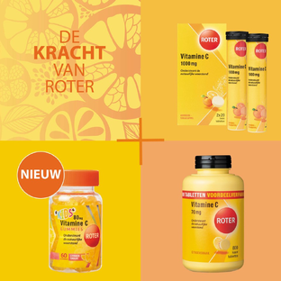 Roter Vitamine C 1000mg Sinaasappel Abrikoos Bruistabletten 40ST
