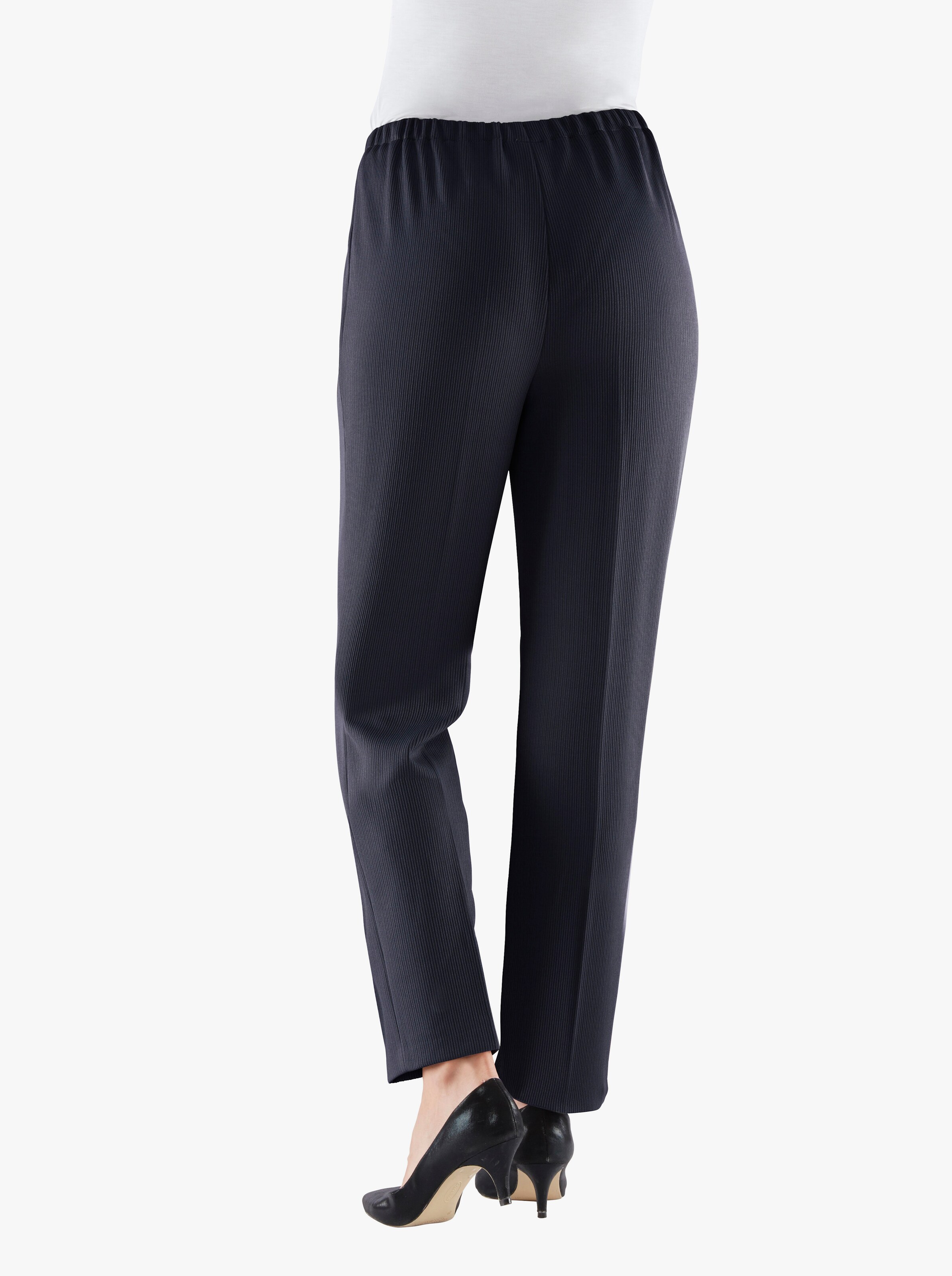 Jerseyhose mit Ripp-Struktur