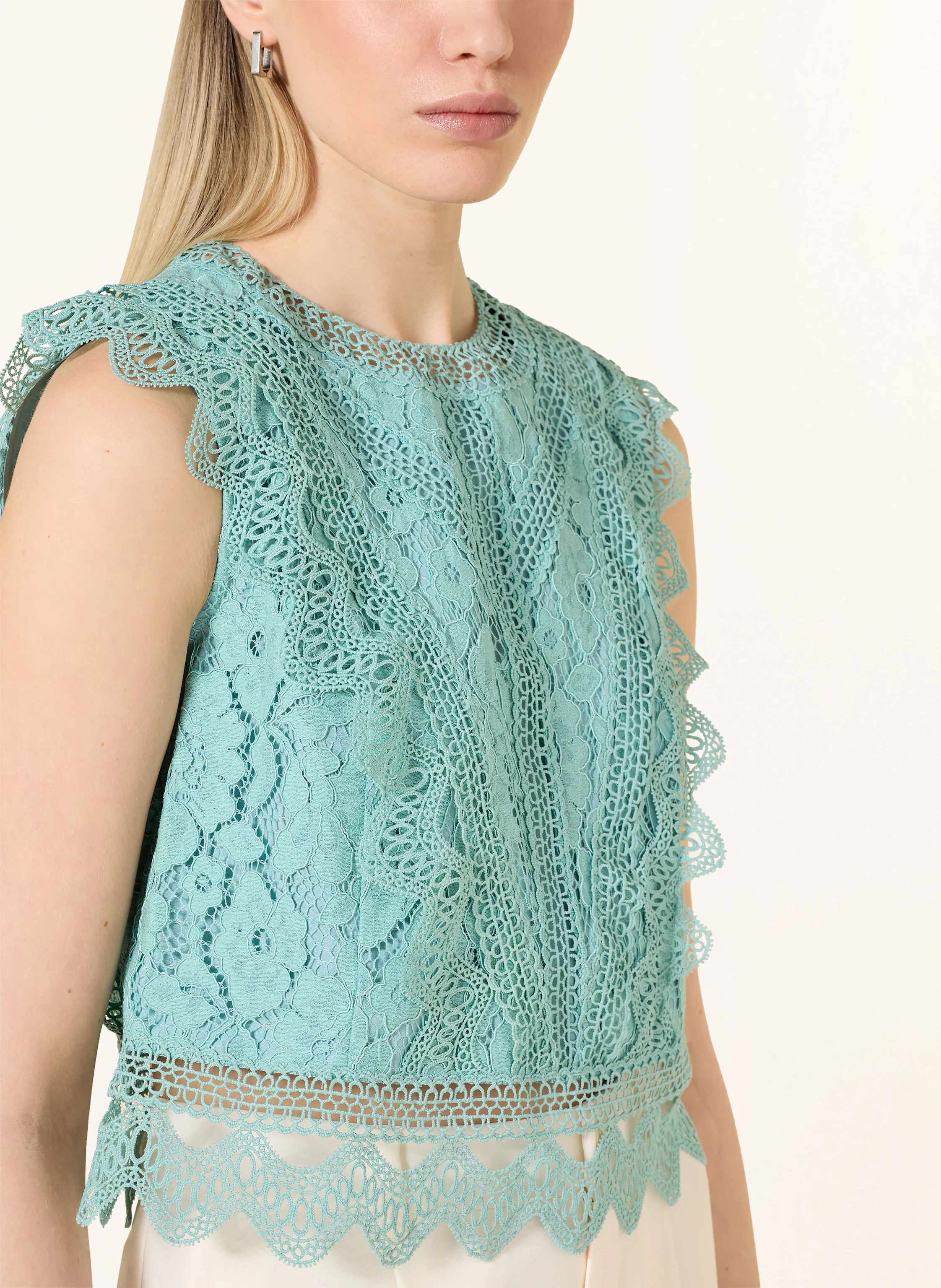 APART Cropped-Top aus Spitze