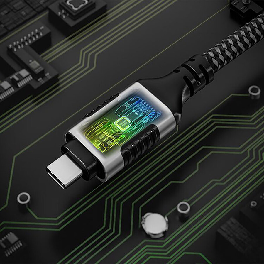 Goobay Câble Ethernet USB-C 3.1 vers RJ45 CAT 6 FTP - M/M - 1 m