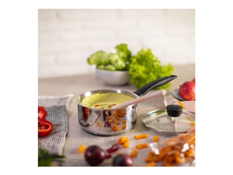 Kuhn Rikon Stieltopf Classic 18 cm Stielkasserolle mit Glasdeckel