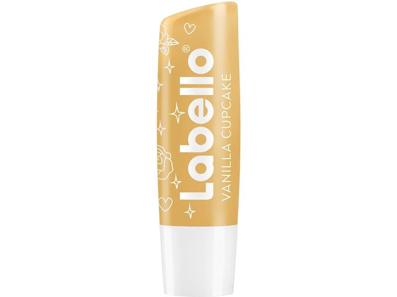 LABELLO Lippenpflege Belle Vanilla Cupcake 4.8 g Lippenpflege mit süssem Vanillearoma versorgt die Lippen 24 Stunden lang mit Feuchtigkeit