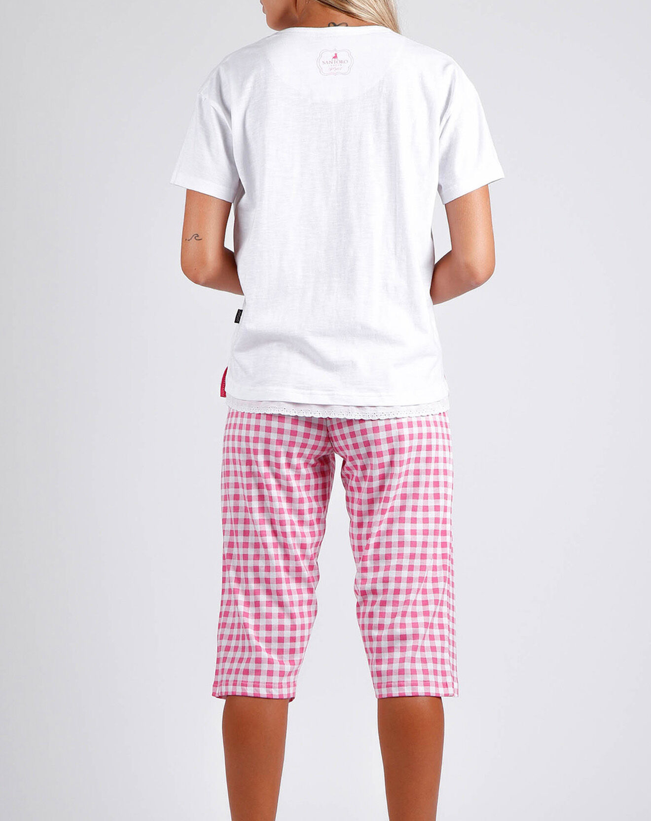 Santoro Gorjuss Pyjama Pirate profitez des petites choses rose/blanc