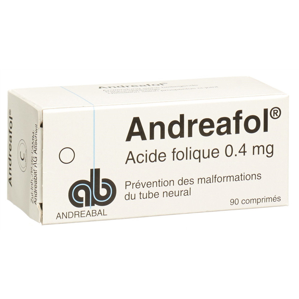 ANDREAFOL Tabl 0.4 mg Blist 90 Stk