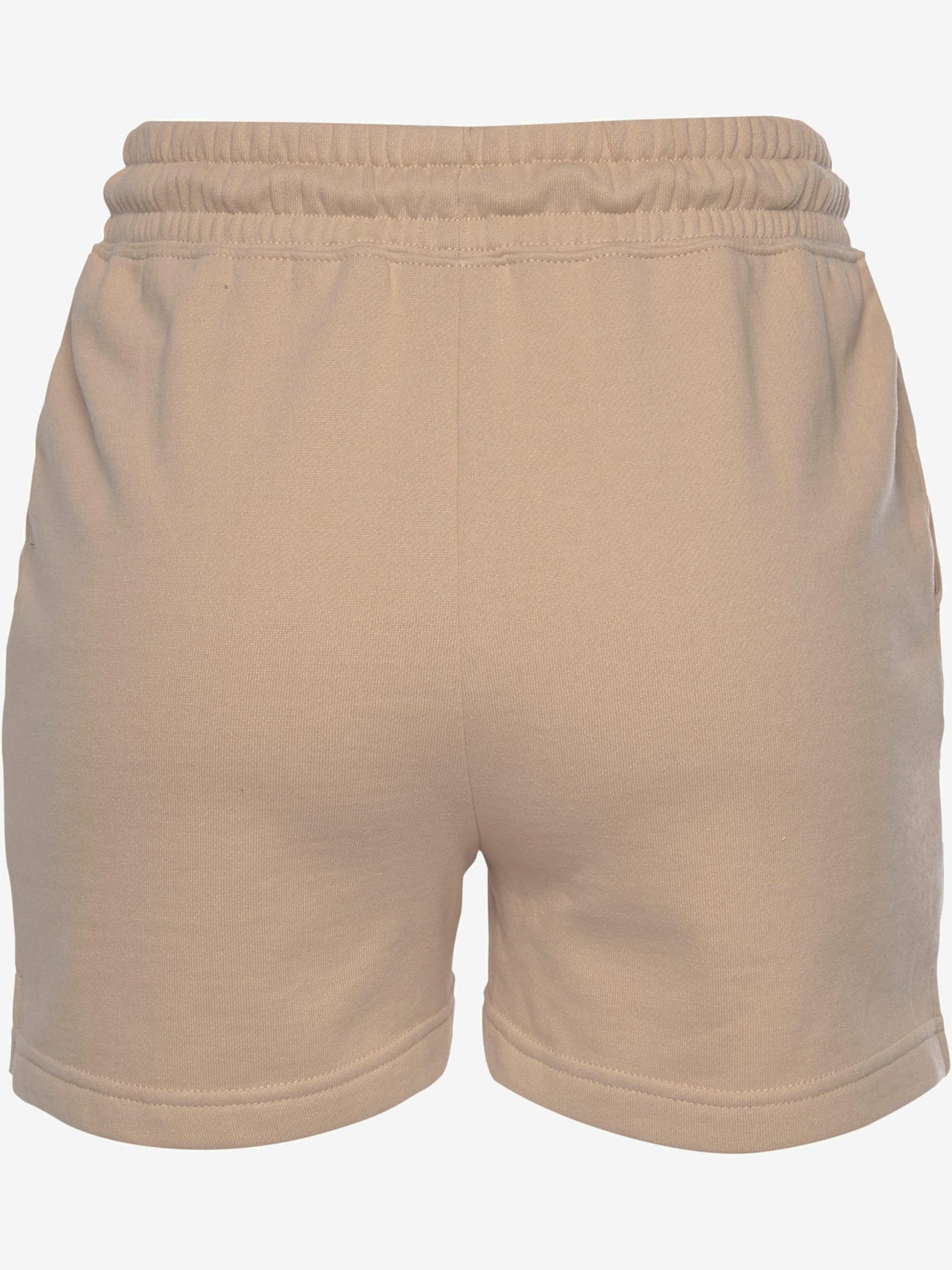 Short en matière sweat short avec ceinture à coulisse élastique
