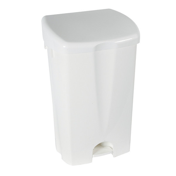 Poubelle à pédale blanche 25 L