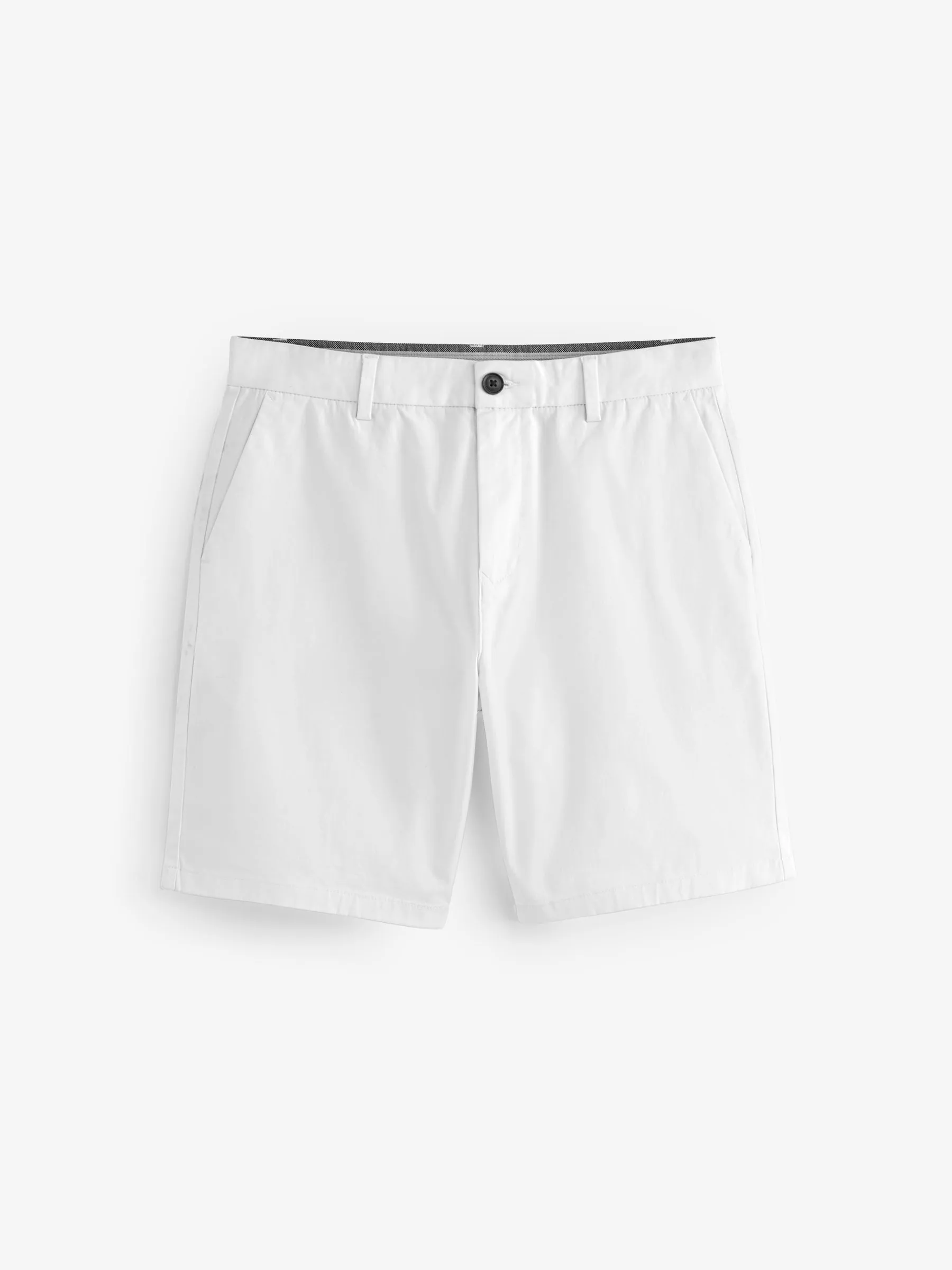 Wit - Straight fit - Chinoshort met stretch