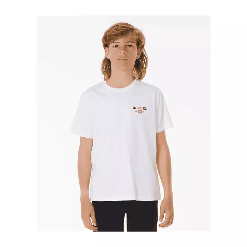 Teeshirt junior RIPCURL Shred Till Dead S/S Tee -Boy White