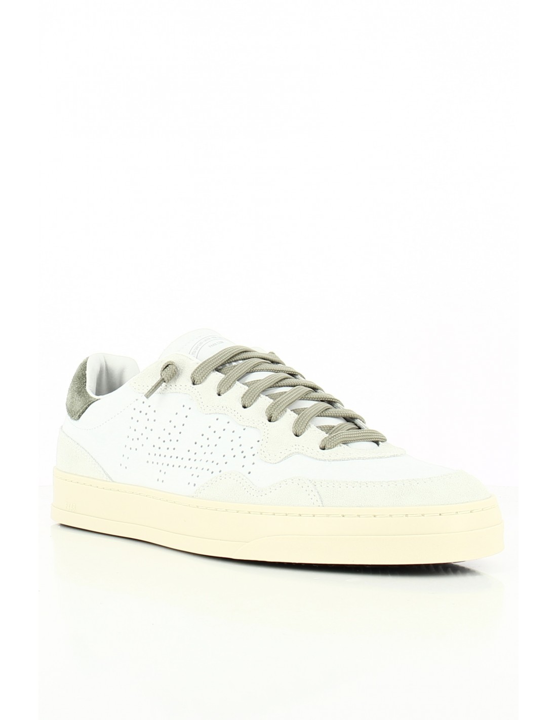 p448 Baskets de ville Homme bali Blanc/Kaki