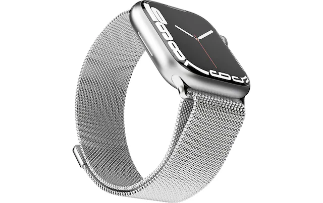 VONMÄHLEN Uhrenarmband »Milanese Loop Apple Watch 38/40/41 mm Silver«