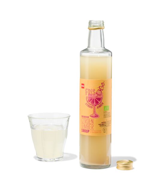 sirop citron gingembre 500ml