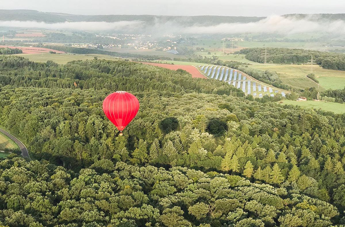 Romantische Ballonfahrt mit Übernachtung Daun