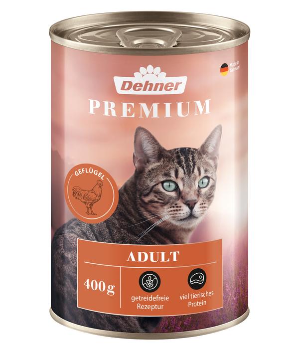 Dehner Premium Nassfutter für Katzen Adult