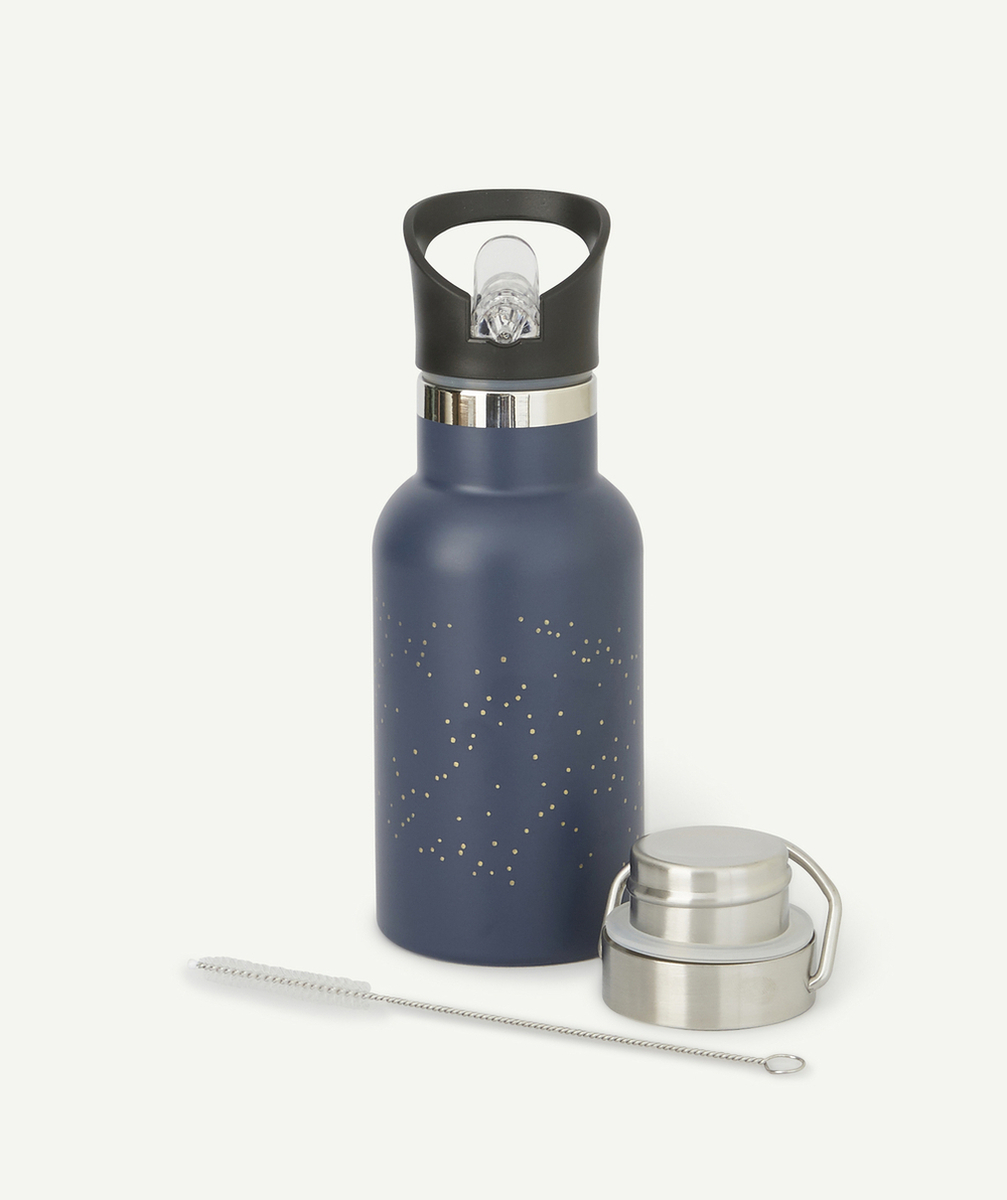 FRESKGOURDE BLEU NUIT À POIS COULEUR DORÉE 350ML ENFANT