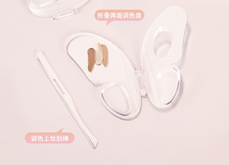 Coolkiss - Set: Butterfly Acrylic Makeup Palette + Spatel + Tas