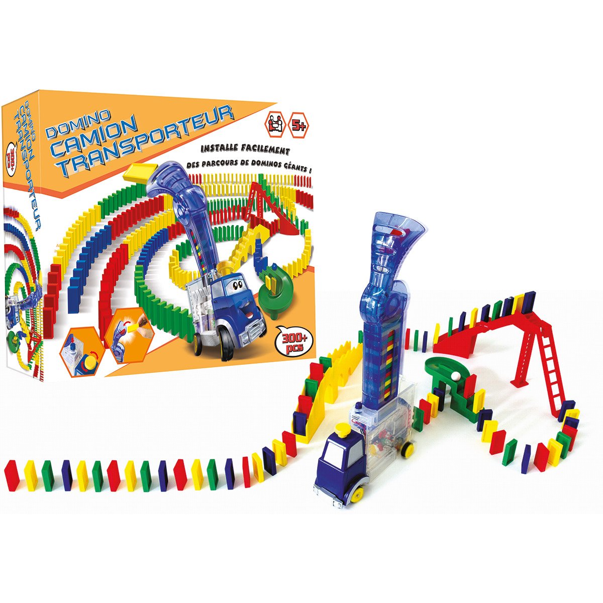 Camion transporteur de dominos