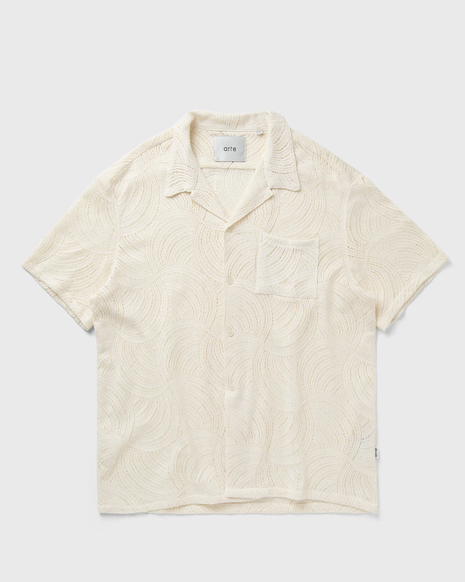 Camisa Croche Círculo Arte Antuérpia