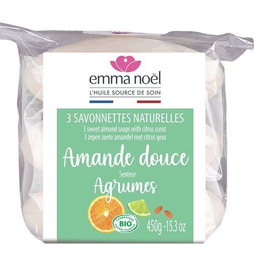 Emma Noël Mandel Sæbe - 3 x 150 g.