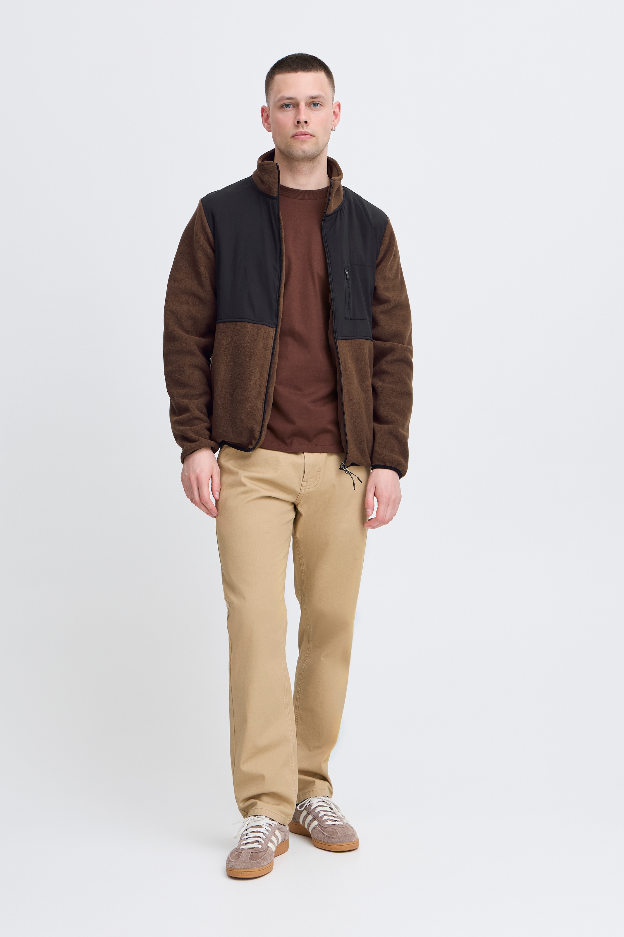 Blend Fleecepullover »BHMARIO  Sweatshirt zipp thru«