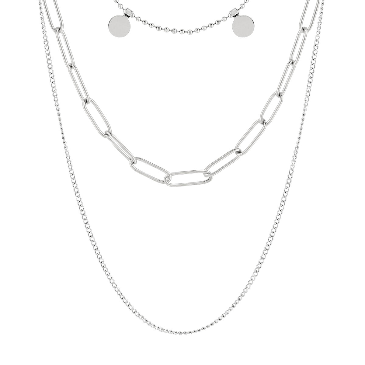 Collier acier 45 cm