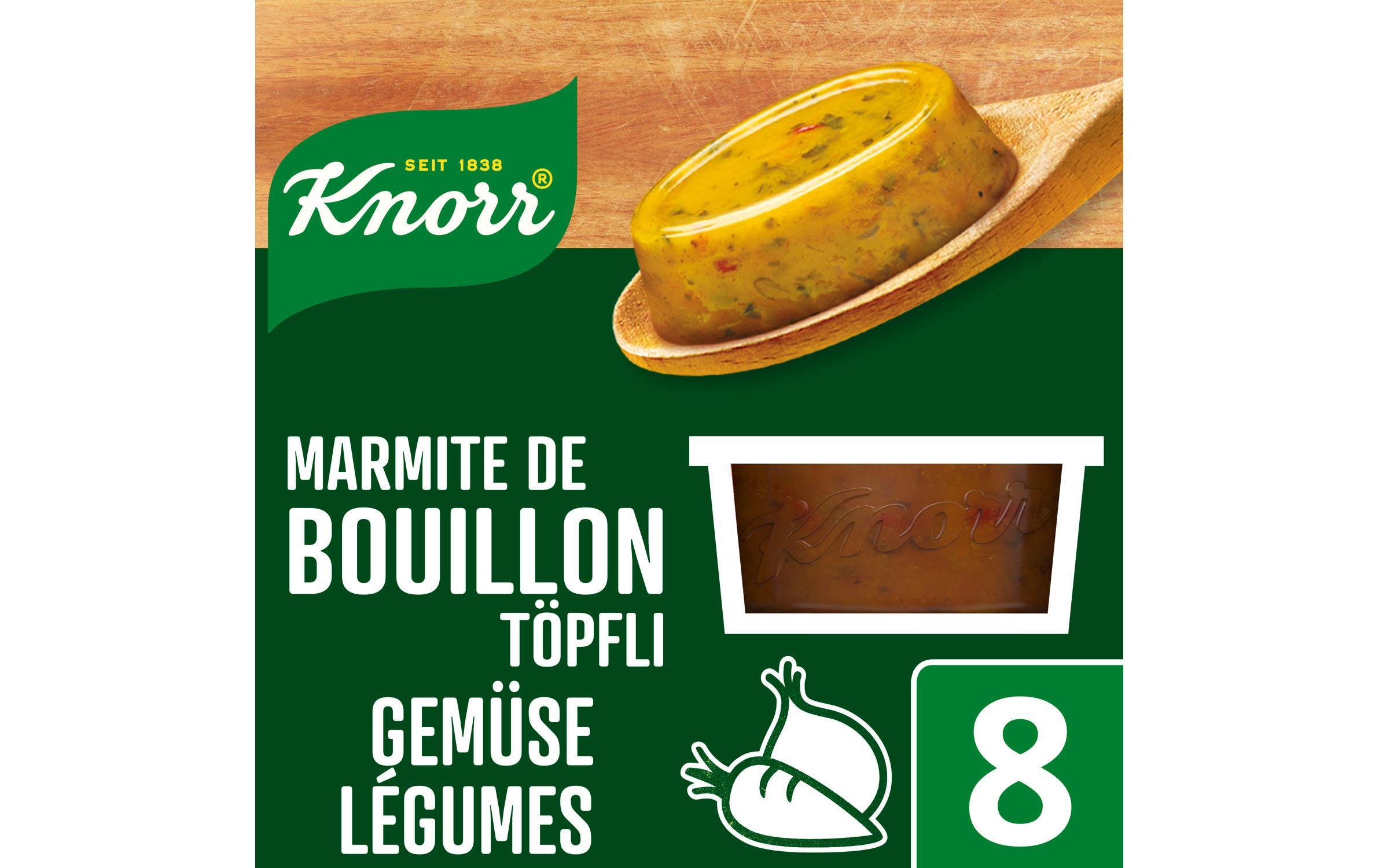Gemüse-Bouillon Pur 8 Töpfli 224 gGemüsebouillon im Töpfli