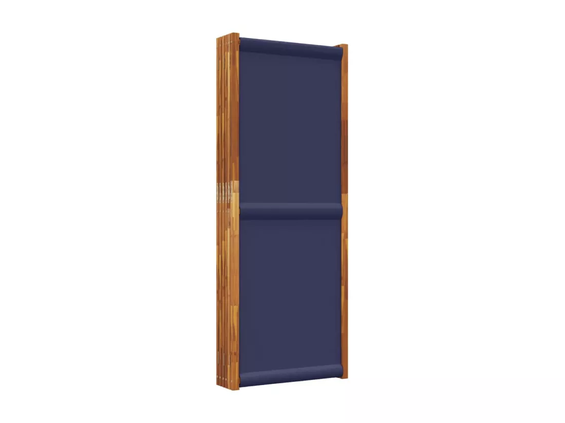 Cloison de séparation 6 panneaux bleu foncé 420x180 cm