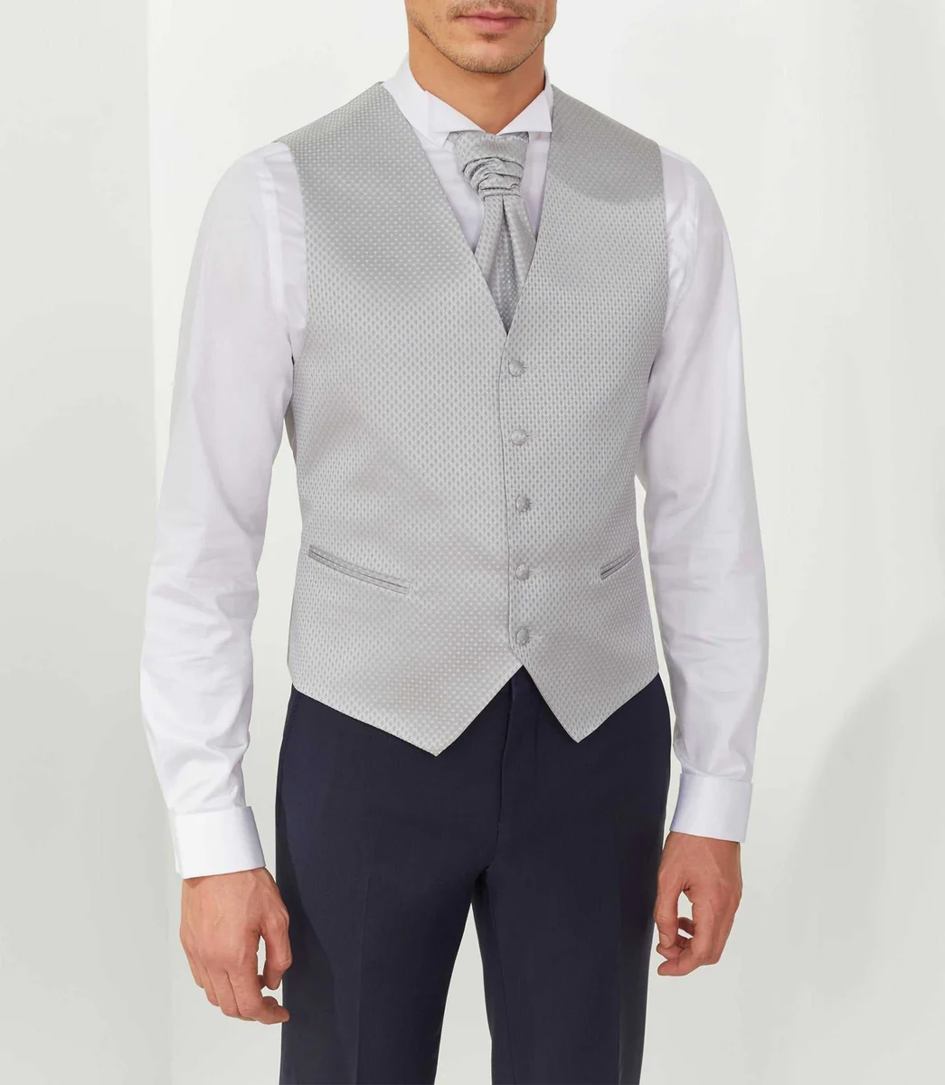 Gilet cérémonie gris 