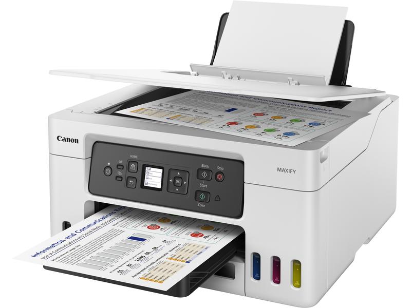 Canon Multifunktionsdrucker MAXIFY GX3050 MegaTank Multifunktionsdrucker mit nachfüllbaren Tintentanks mit hoher Reichweite für den hochproduktiven Druck von Geschäftsdokumenten