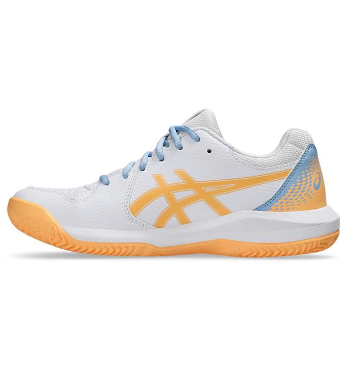 ASICS GEL-DEDICATE 8 PADEL 1042A241-104 WHITE-ORANGE-GLOW