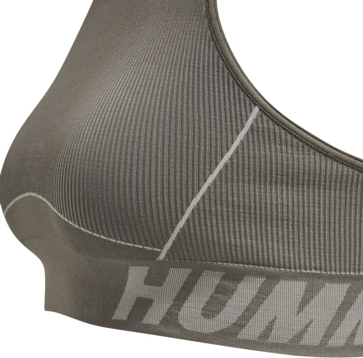Hummel HMLTE Christel Seamless sports bh Brun