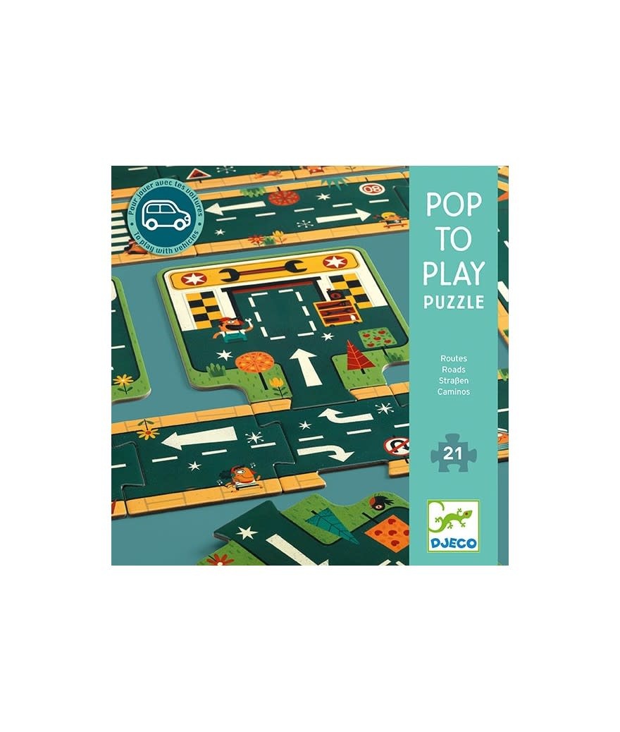 Djeco Djeco pop to play autopuzzel dj07162