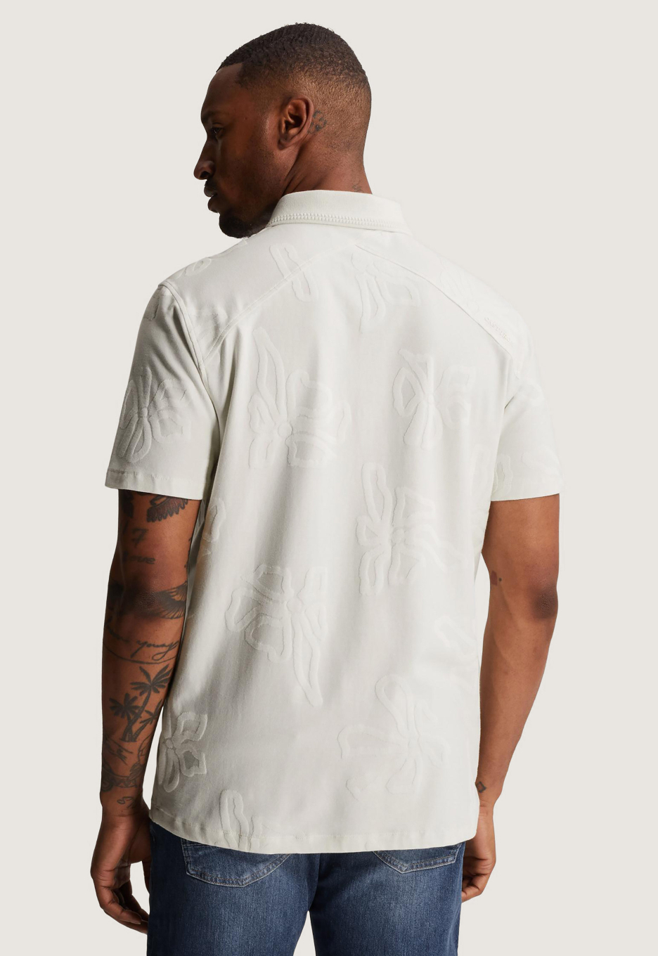 Cast Iron Regular Jacquard Polo
