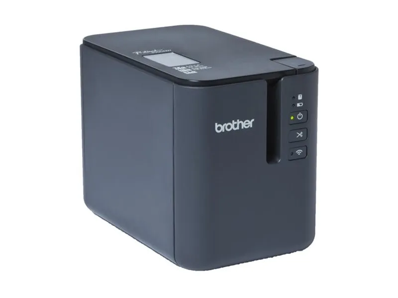 Brother PT-P950NW - Etiketprinter - termo transfer - Rulle (3,6 cm) - 360 x 720 dpi - op til 60 mm/sek. - USB 2.0, LAN, Wi-Fi(n) - cutter